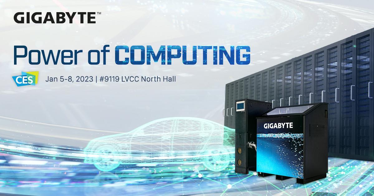Driving Technology Towards Net Zero, GIGABYTE HPC Solutions Rally ‘Power of Computing’ at CES