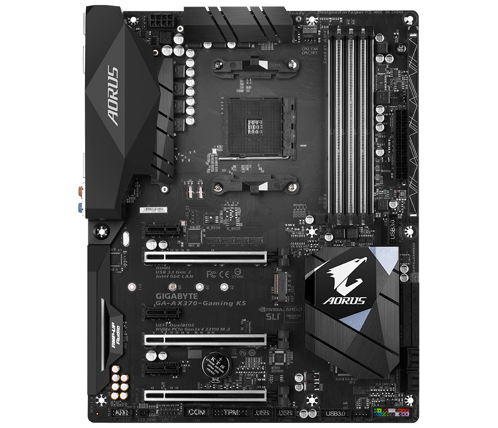 GA-AX370-Gaming K5 (rev. 1.x) 主な特徴 | マザーボード