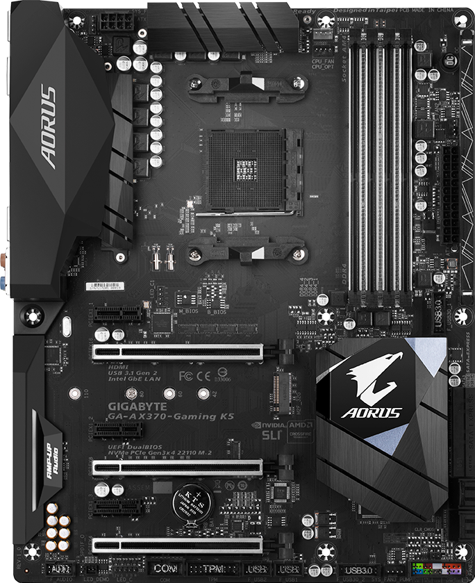 GA-AX370-Gaming K5 (Rev. 1.x) Plăci de bază - GIGABYTE Romania