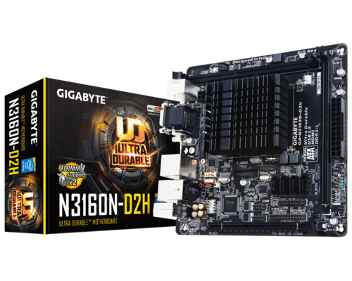 GA-N3160N-D2H (rev. 1.0) - Motherboard