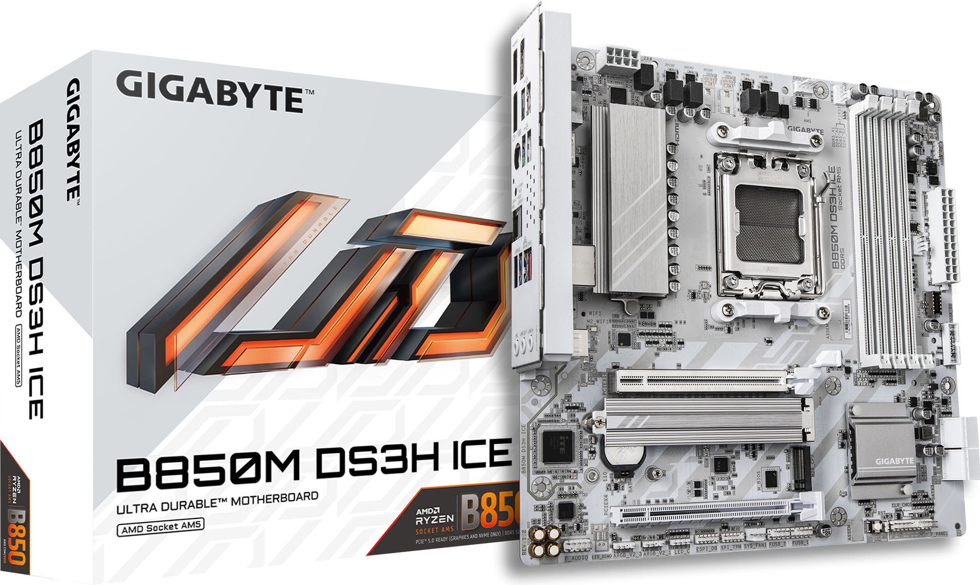 マザーボード GIGABYTE B850M DS3H B850M DS3H ICE (Rev. 1.2) - GIGABYTE Global