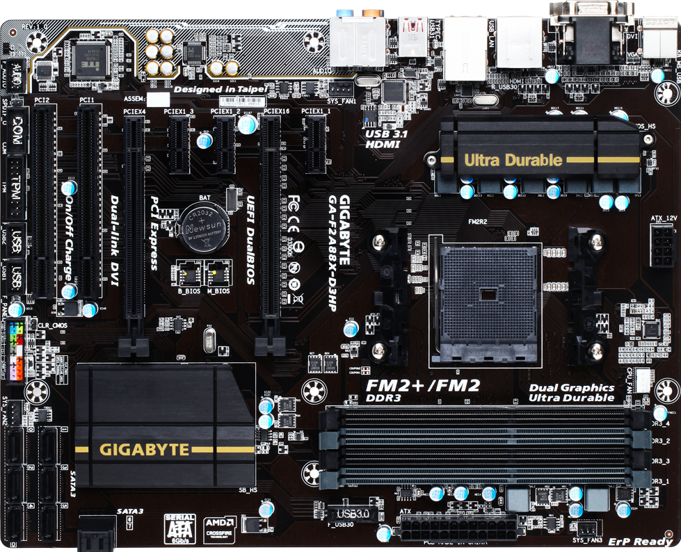 GA-F2A88X-D3HP (Rev. 1.0) Placas-mãe - GIGABYTE Brazil