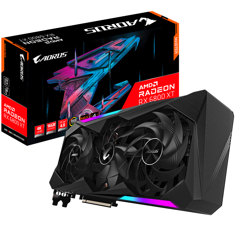 AORUS Radeon™ RX 6800 XT MASTER 16G Key Features | Graphics Card