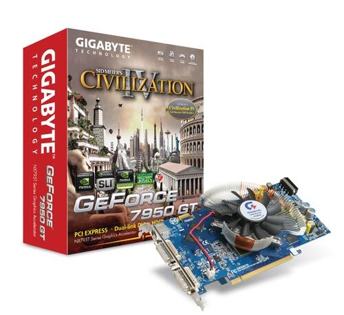 Carte graphique GIGABYTE GV-NX72G512E2 REV 2.3 256MB VGA DVI