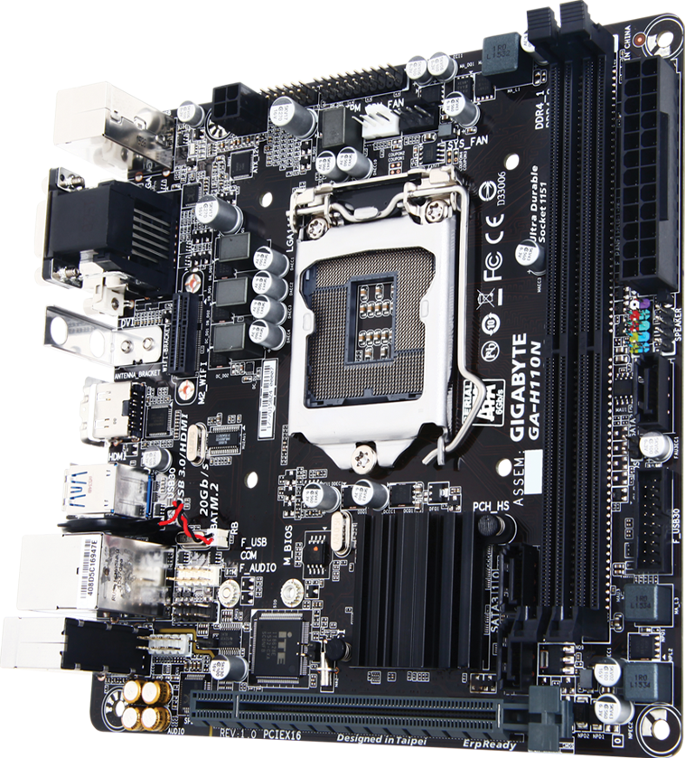 GA-H110N (Rev. 1.0) マザーボード - GIGABYTE Japan
