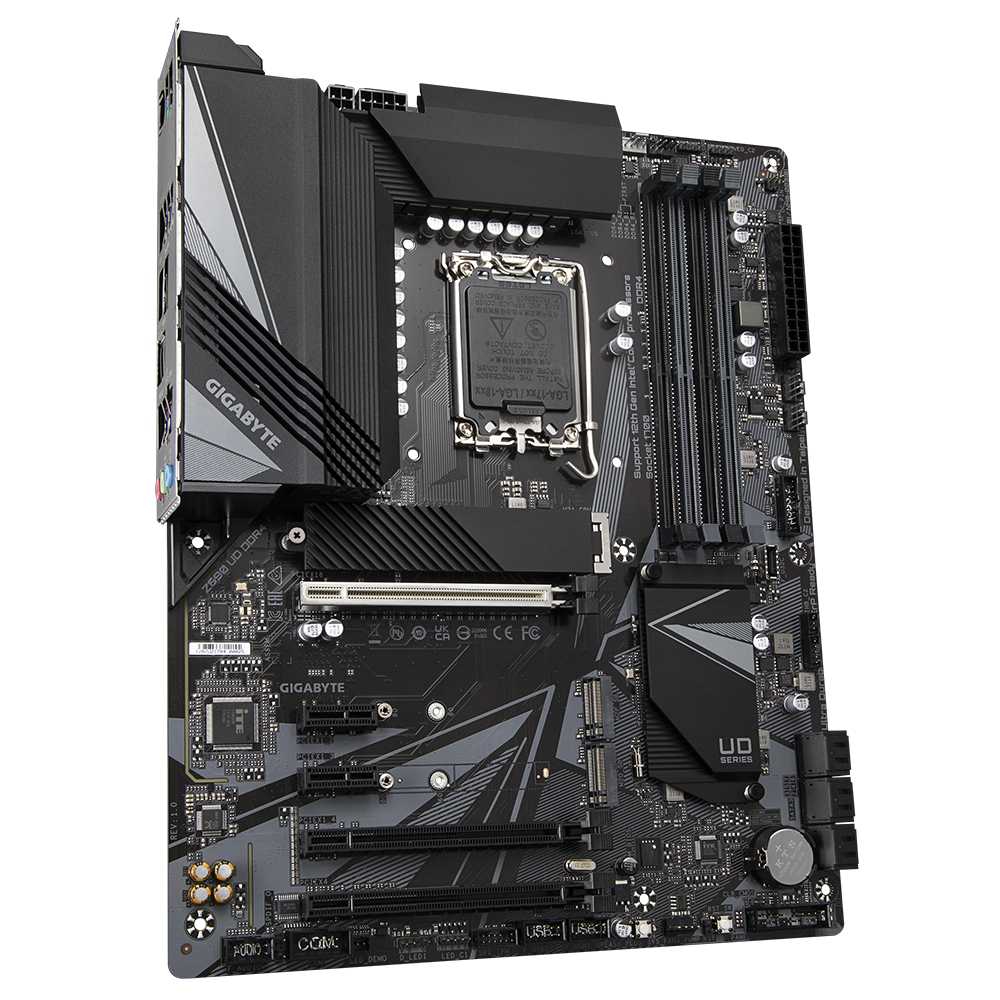 CPU i7 12700 + GIGABYTE Z690 UD DDR4 Rev1.0 Z690 UD DDR4 (rev. 1.x) Key Features | Motherboard