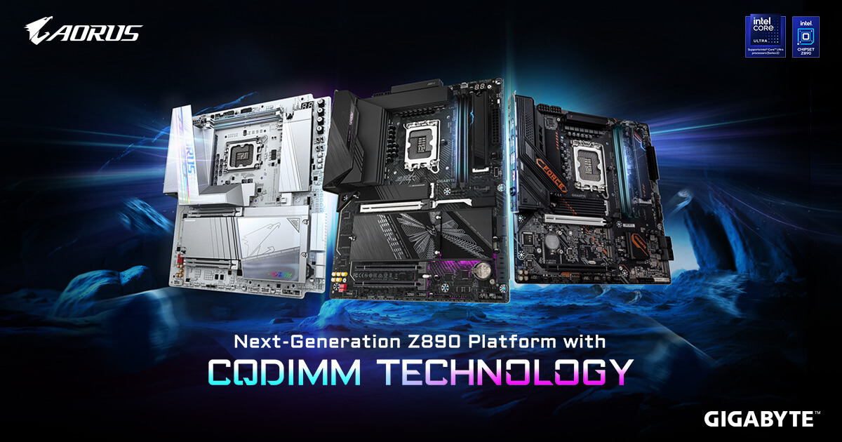 GIGABYTE Showcases Industry-leading CQDIMM Performance and Ecosystem Expansion at COMPUTEX 2026