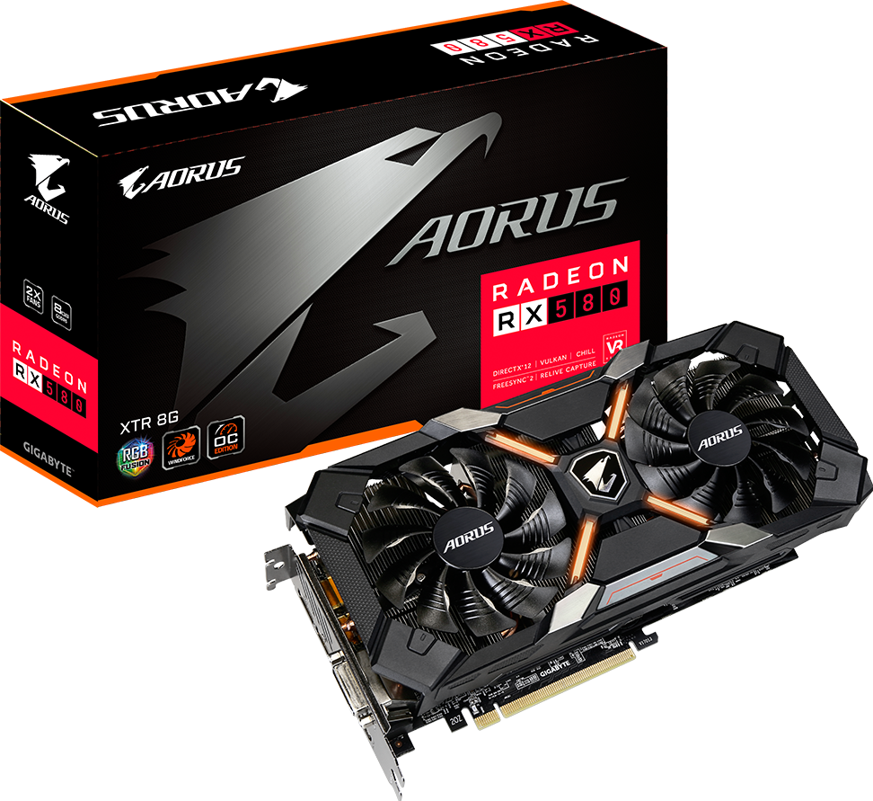 Graphics Card - AORUS Radeon™ RX580 XTR 8G