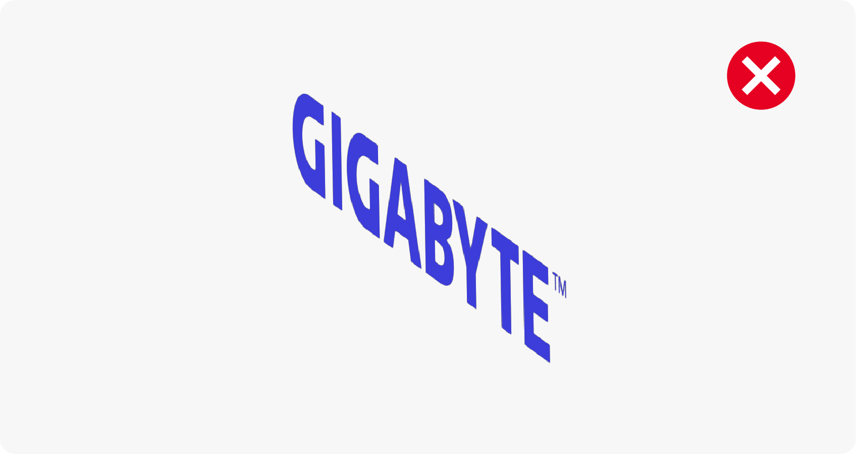 Do not Stretch or distort the logo