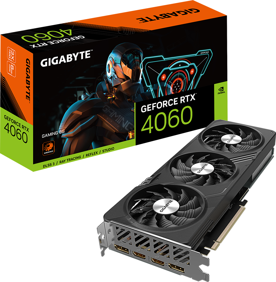 GIGABYTE　GeForce　RTX4060 8GB GeForce RTX™ 4060 GAMING 8G - GIGABYTE Panama