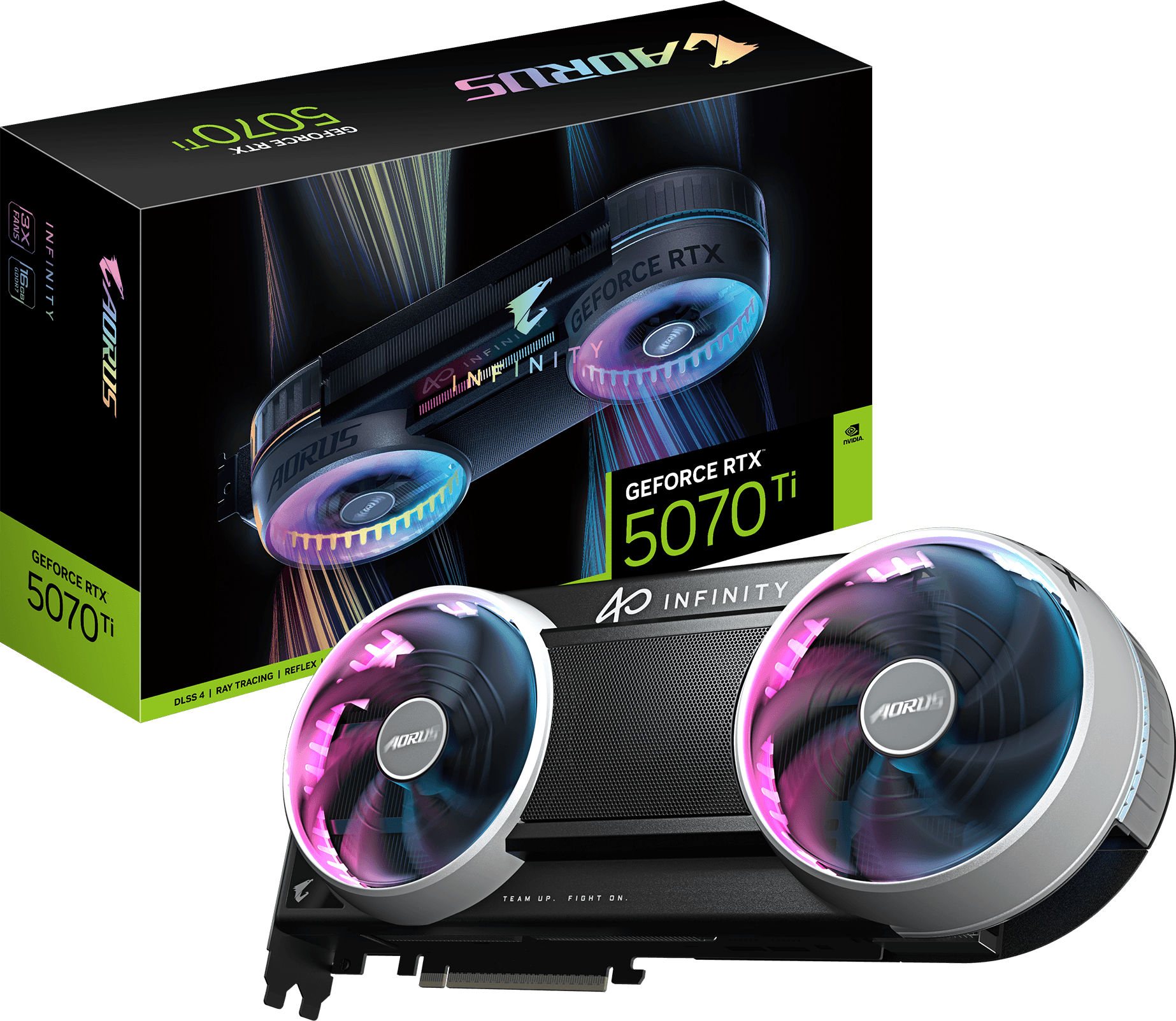 AORUS GeForce RTX™ 5070 Ti INFINITY 16G グラフィックスカード