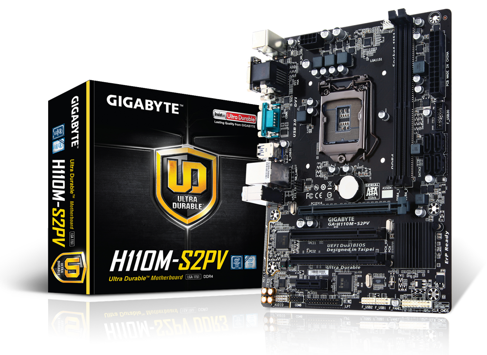 Gigabyte ga h110m s2pv совместимость процессоров