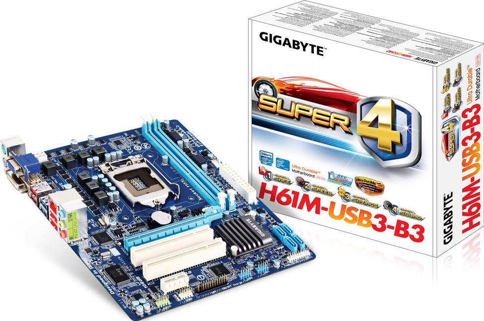 Tarjetas Madre - GA-H61M-USB3-B3