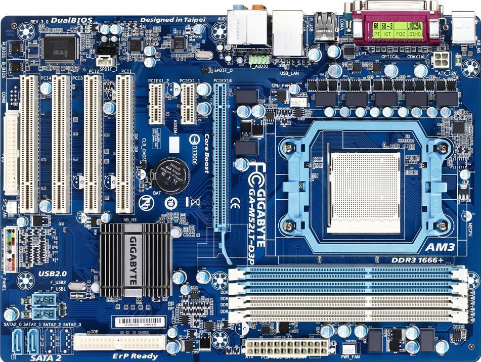 메인보드(M/B) - GA-M52LT-D3P