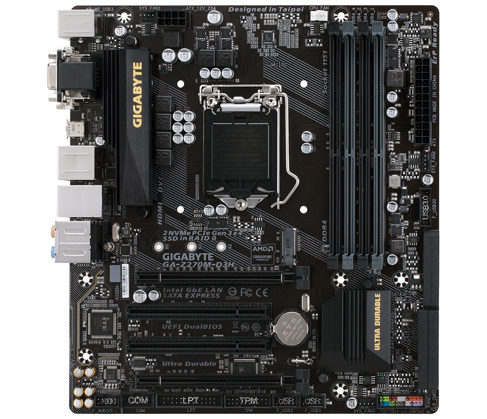 GA-Z270M-D3H｜AORUS - GIGABYTE USA