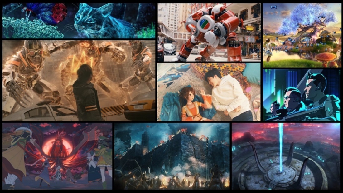 A gallery of work from Moonshine Animation, mostly
showing animated special effects.