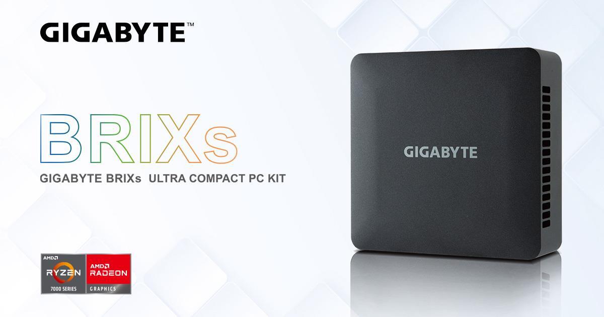 GIGABYTE Extends the GIGABYTE BRIXs Mini-PC Series for the AMD Ryzen™ 7030U Series Processor