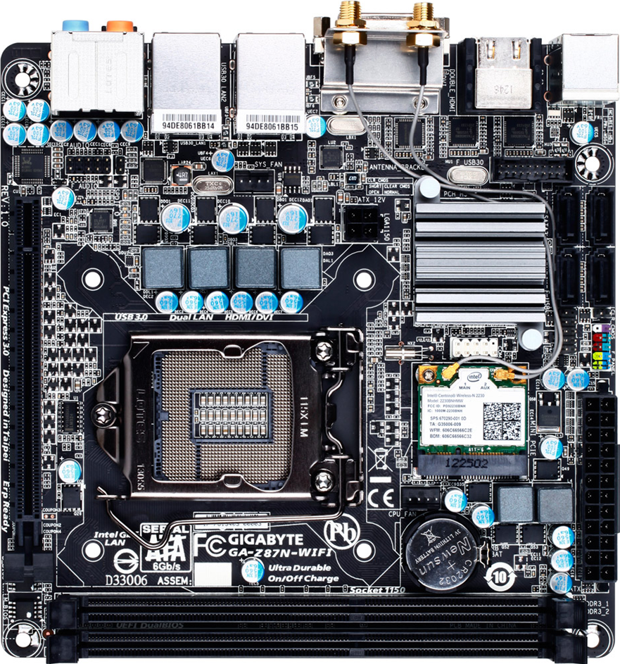 GA-Z87N-WIFI (Rev. 1.x) Motherboard - GIGABYTE Global