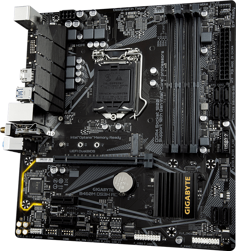 B460M DS3H AC (Rev. 1.x) Motherboard - GIGABYTE Global