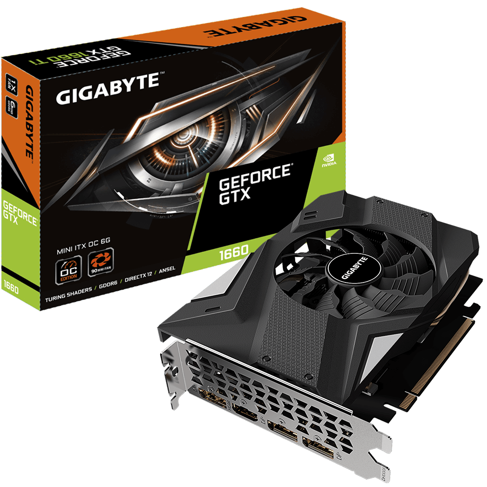 GeForce® GTX 1660 MINI ITX OC 6G 特色重點| 顯示卡- GIGABYTE 技嘉科技