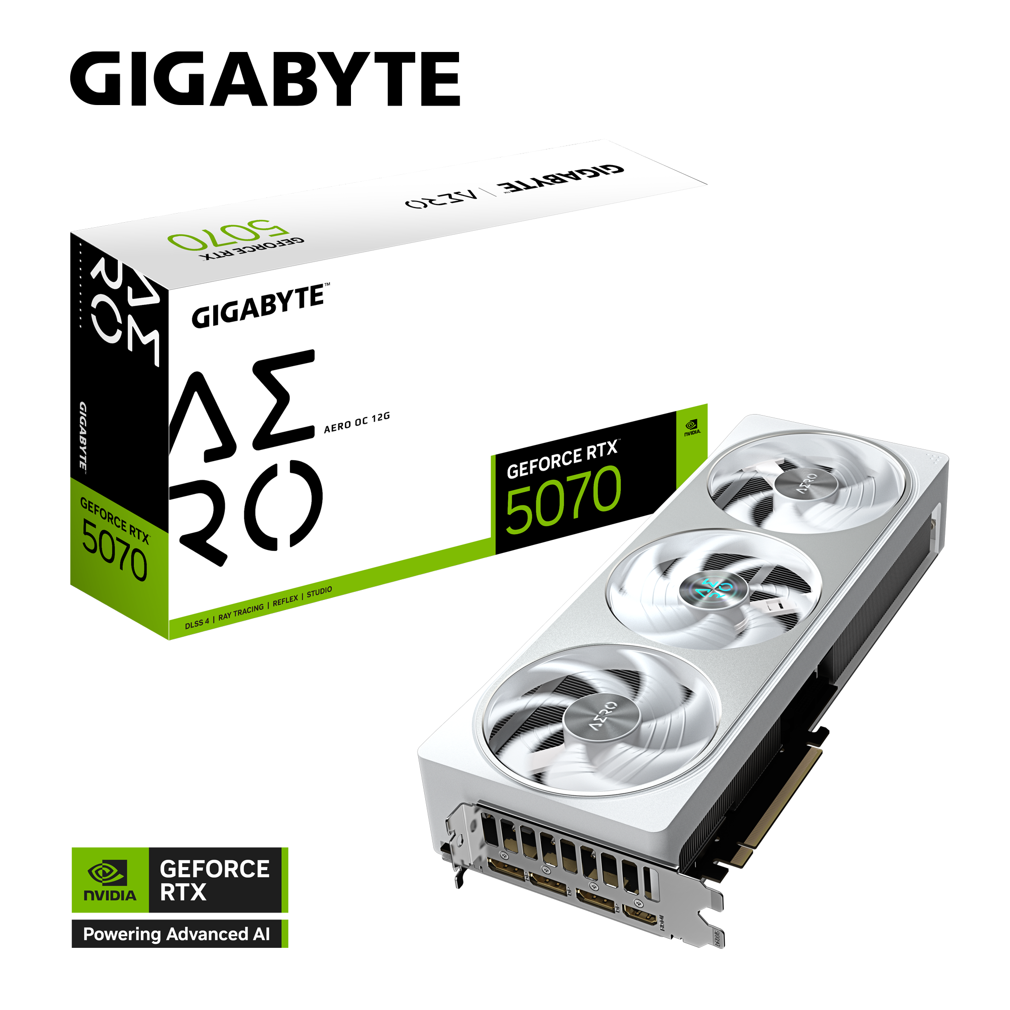 GeForce RTX™ 5070 AERO OC 12G｜AORUS - GIGABYTE Puerto Rico