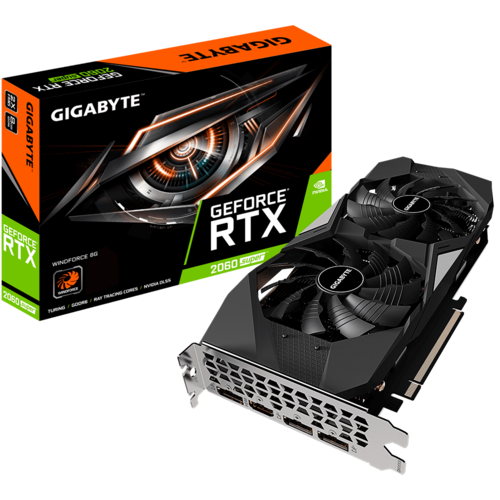 GeForce® RTX 2060 SUPER™ WINDFORCE 8G ‏(rev. 2.0)‏ - كروت الجرافيك