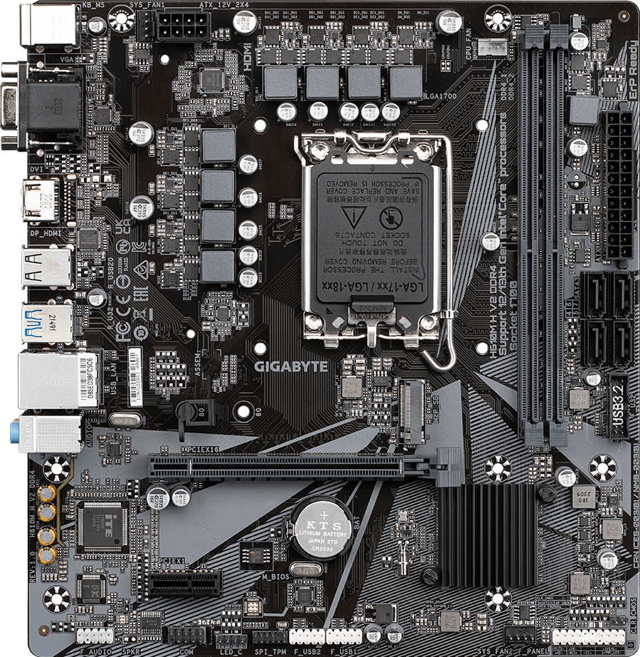 H610M H V2 DDR4 (Rev. 1.0) Motherboard - GIGABYTE U.S.A.