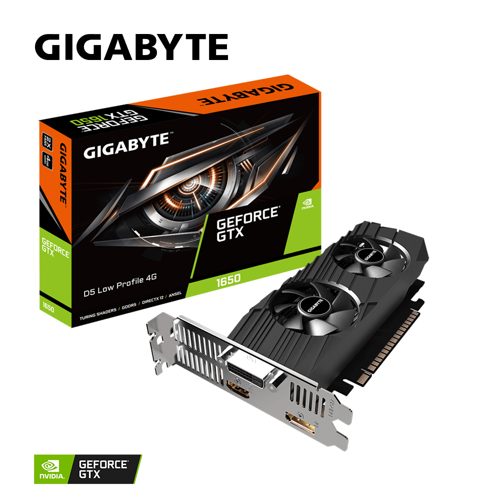 GeForce® GTX 1650 D5 Low Profile 4G｜AORUS - GIGABYTE USA