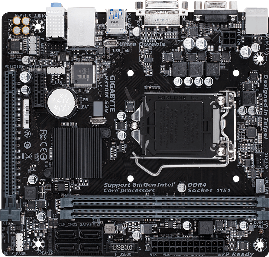 H310M S2V (Rev. 1.0) Motherboard - GIGABYTE Global
