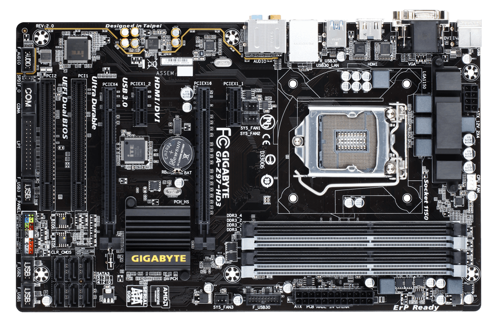 GA-Z97-HD3 (rev. 2.0) Gallery | Motherboard - GIGABYTE Global