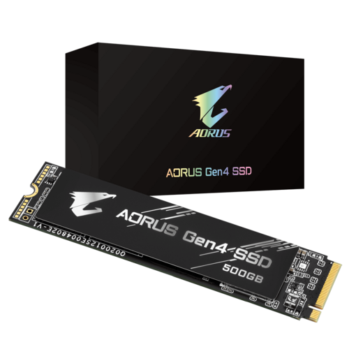 GIGABYTE AORUS Gen4 SSD 500GB M.2 2280PCパーツ