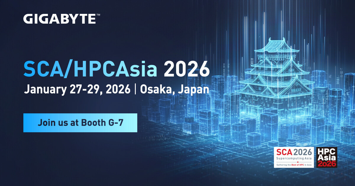 Giga Computing Announces New Server Built on NVIDIA GB200 NVL4 Platform at SCA/HPC Asia 2026