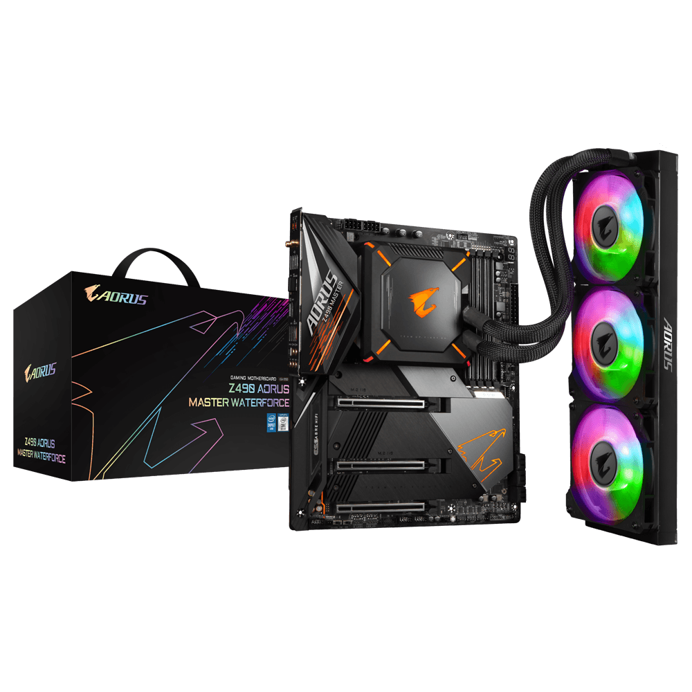 Z490 AORUS MASTER WATERFORCE (rev. 1.0) Key Features | Motherboard 