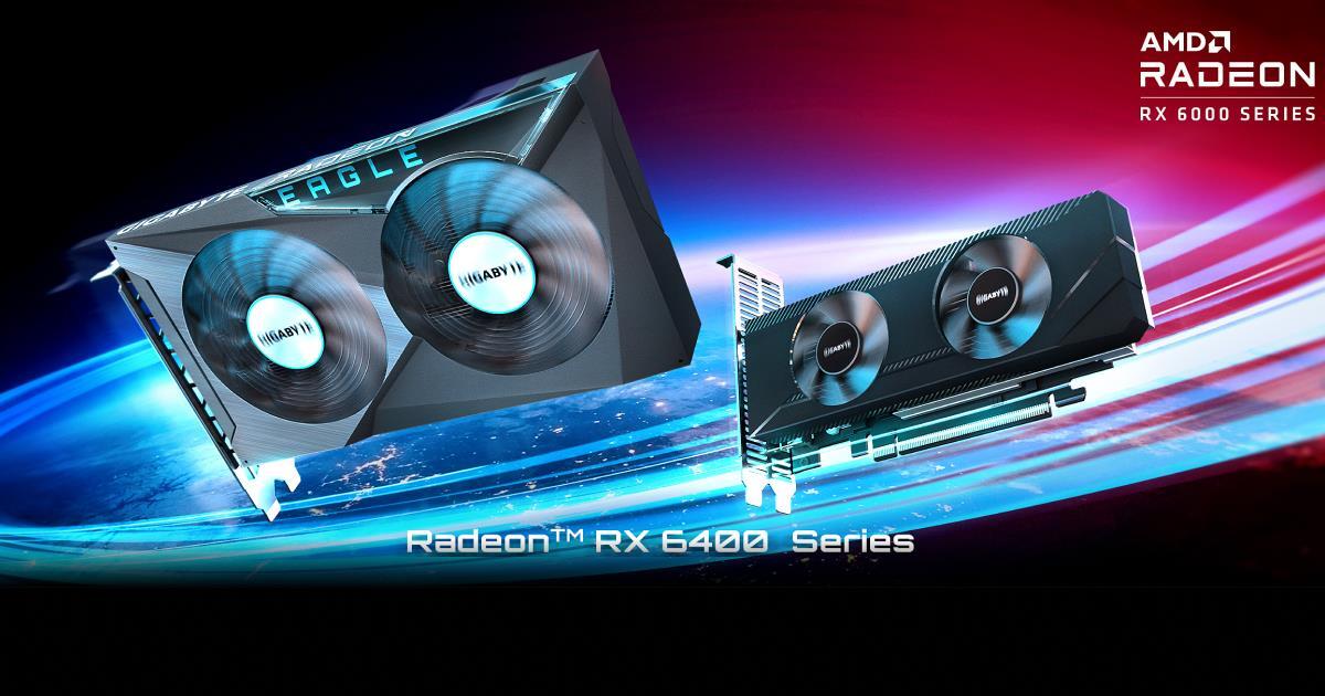 GIGABYTE пусна на пазара графичните карти AMD Radeon™ RX 6400
