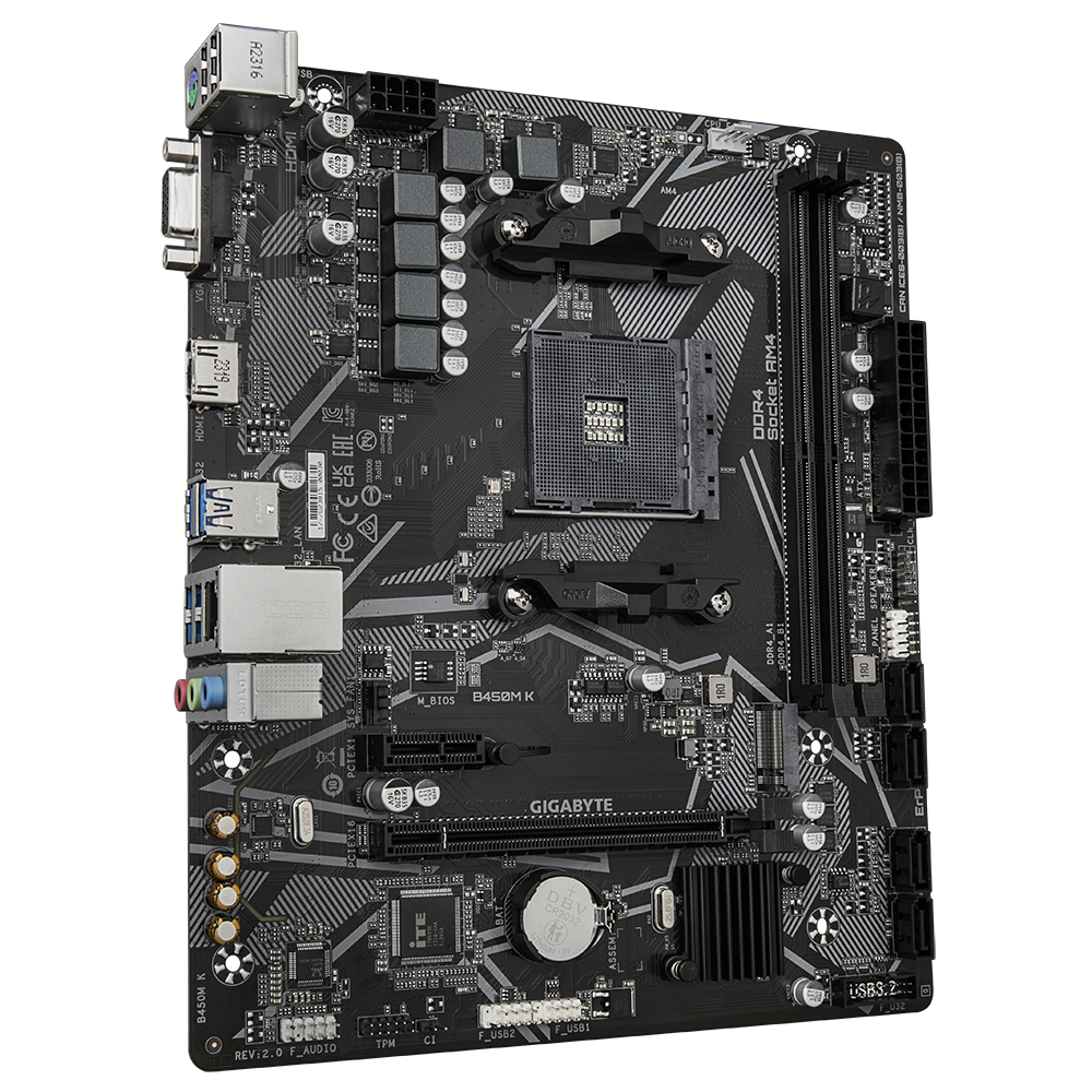 GIGABYTE B450M K Motherboard｜AORUS - GIGABYTE Global