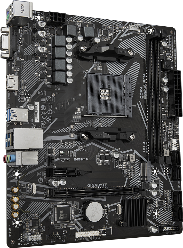 B450M K (Rev. 2.0) - GIGABYTE Global