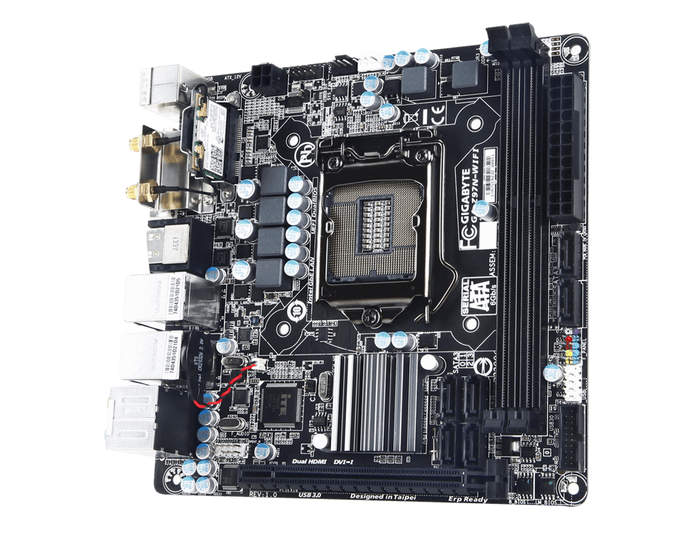 Mini-ITX GIGABYTE GA-H270N-WIFI マザーボード GA-H270N-WIFI (rev. 1.0) Key Features | Motherboard