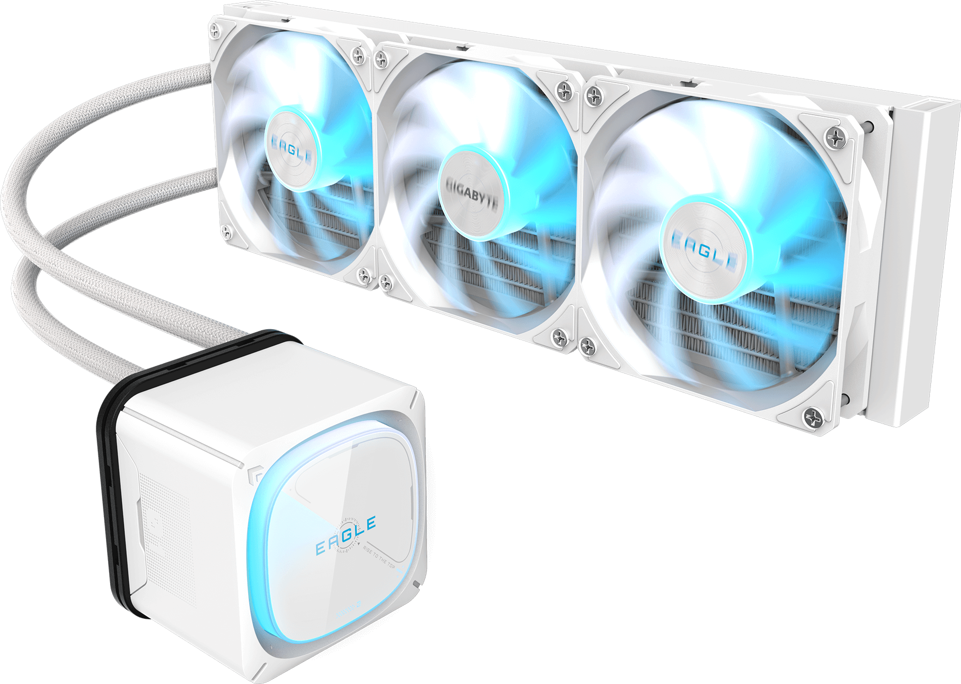 GIGABYTE EAGLE 360 ICE Beyaz tam ürün görünümü