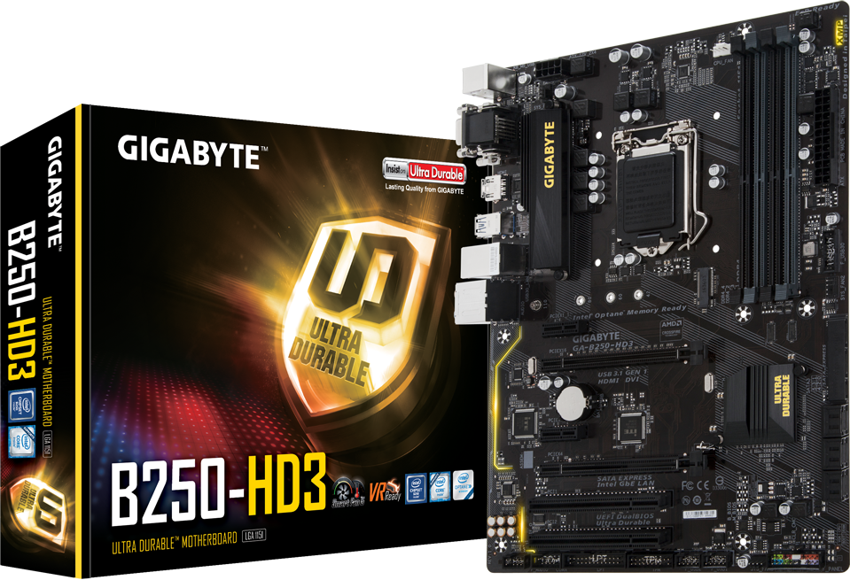 Moederbord - GA-B250-HD3