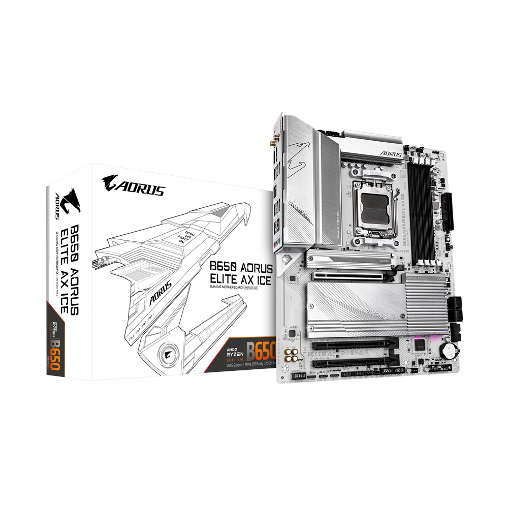 GIGABYTE Unveils Stylish White Motherboards on the AMD AM5 Platform