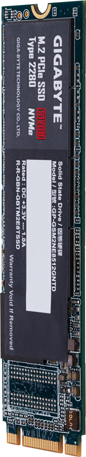 GIGABYTE M.2 PCIe SSD 512GB - GIGABYTE 技嘉科技Hong Kong