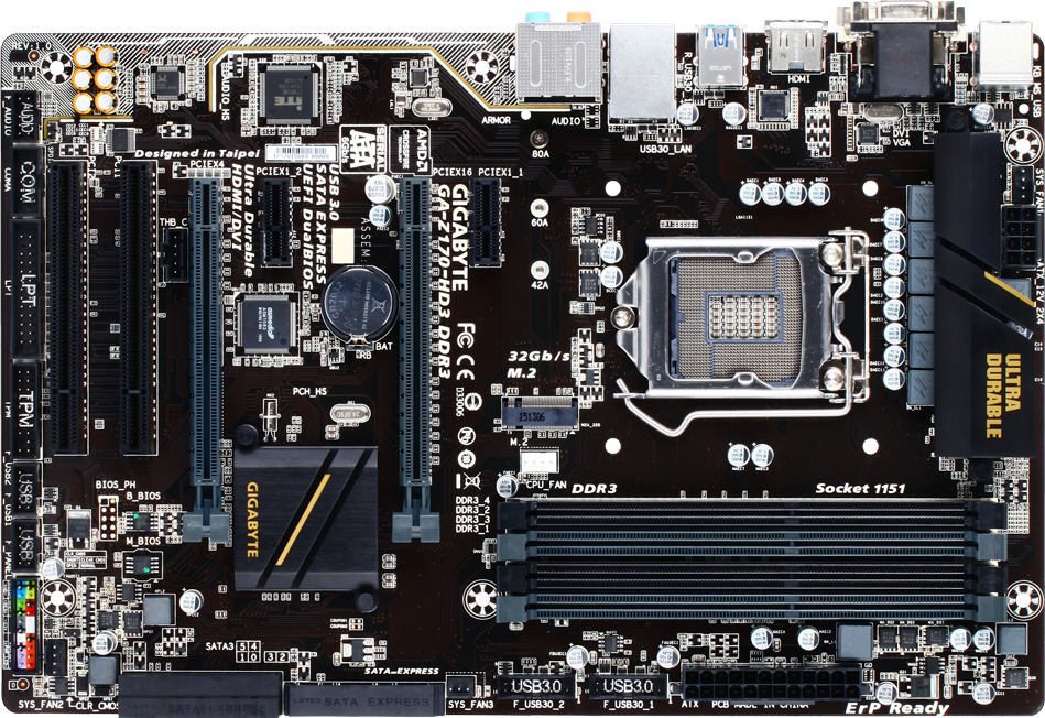 Motherboard - GA-Z170-HD3 DDR3