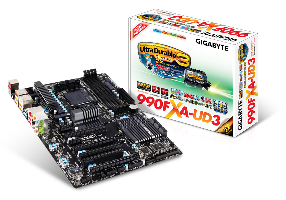 AMD FX-8350 + GA-990FXA-UD3 + メモリ8GBセット GA-990FXA-UD3 (rev. 1.2) Overview | Motherboard - GIGABYTE