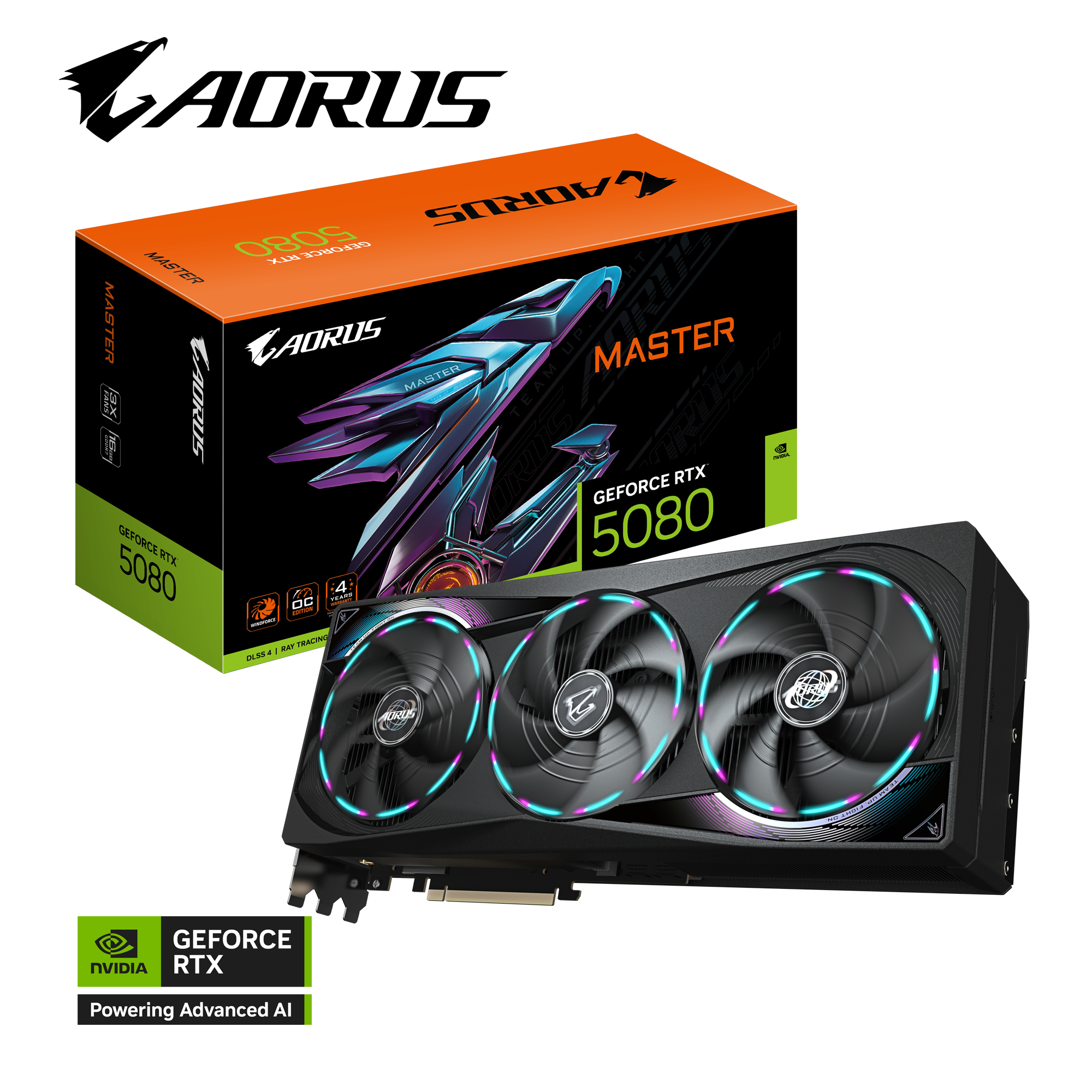 AORUS GeForce RTX™ 5080 MASTER 16G｜AORUS - GIGABYTE Brasil