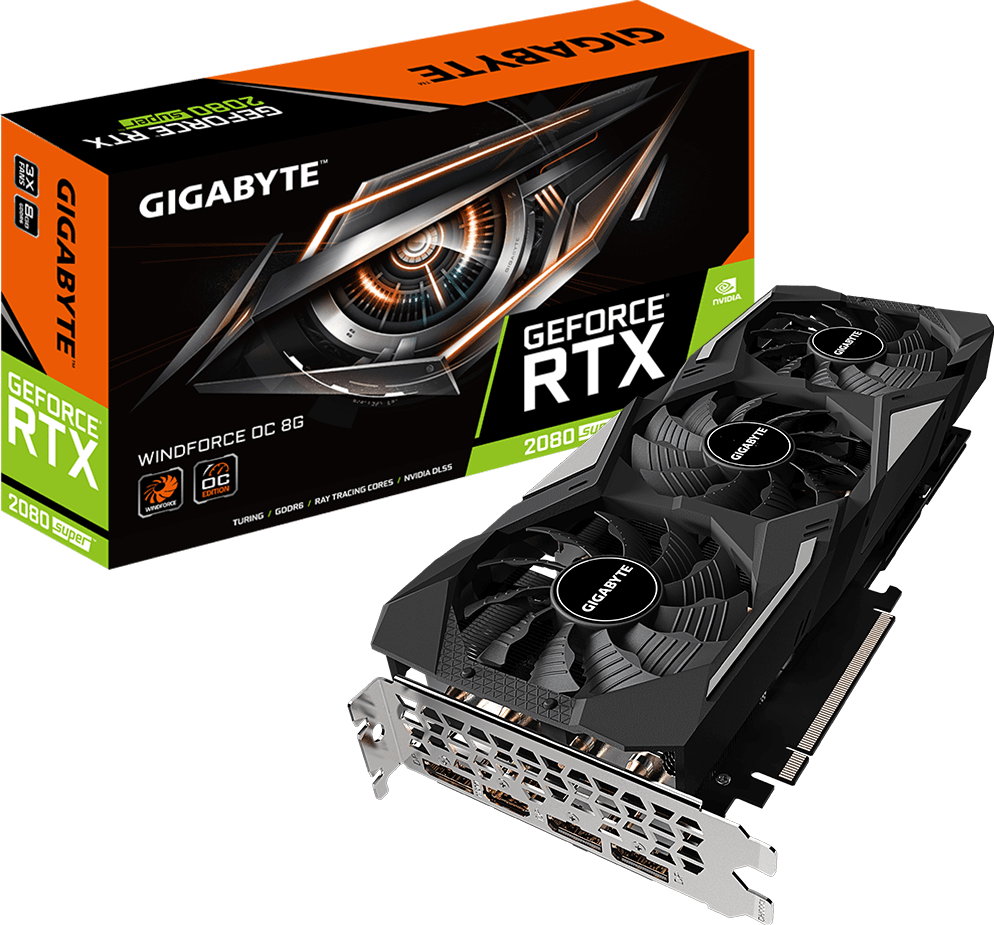 Karty graficzne - GeForce® RTX 2080 SUPER™ WINDFORCE OC 8G