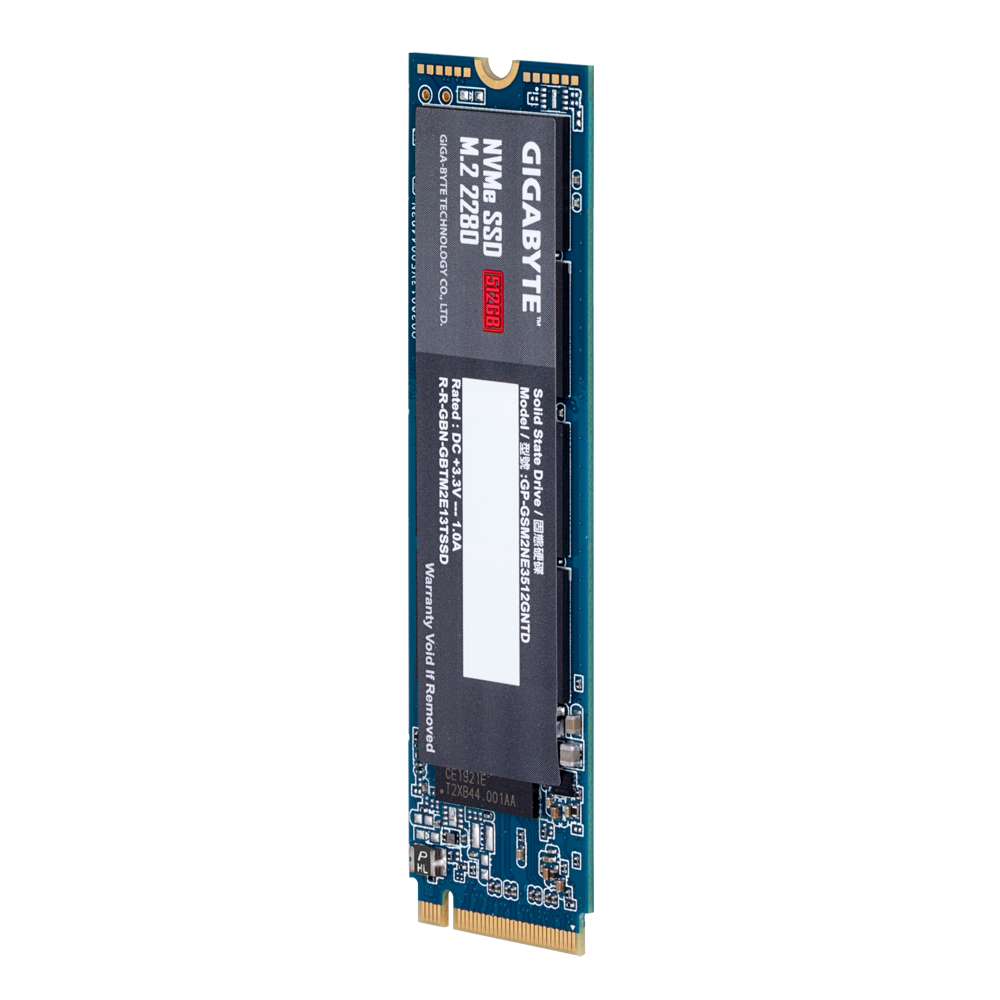 GIGABYTE NVMe SSD 512GB Key Features