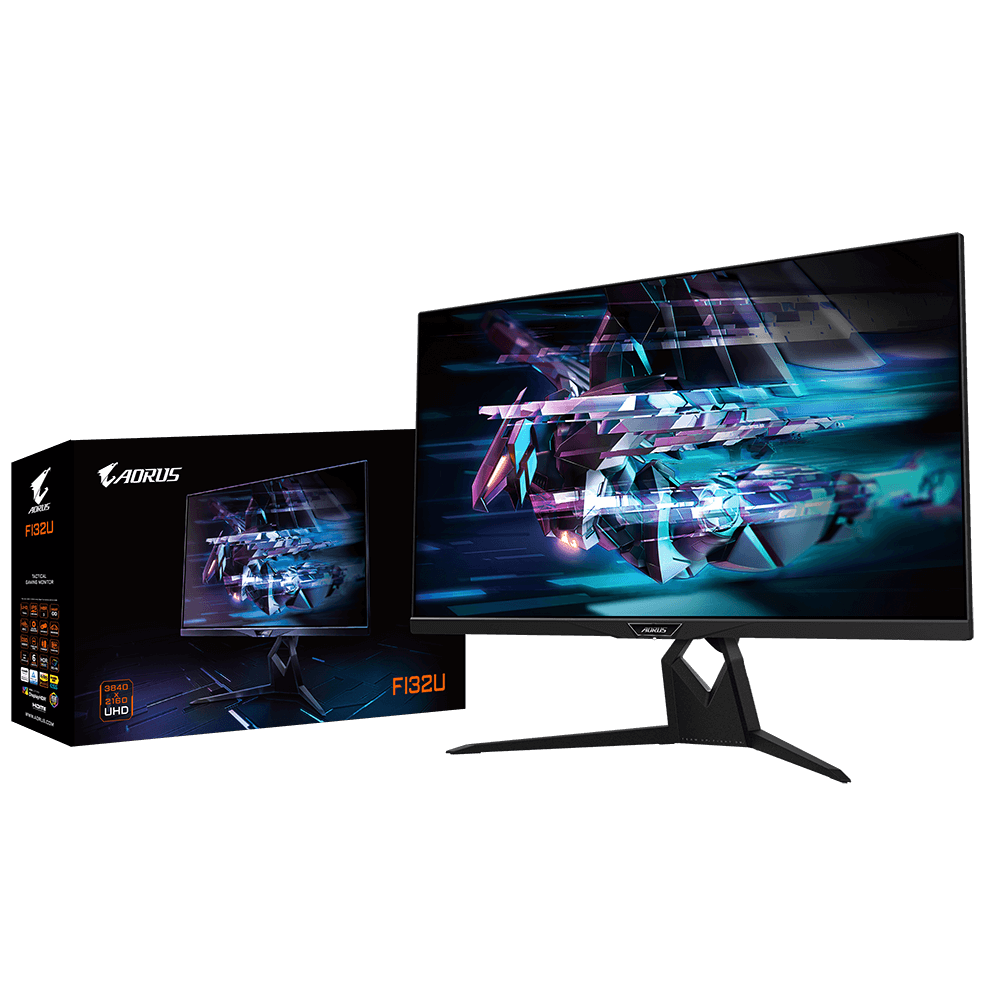 AORUS FI32U-SA-R Monitor de juegos IPS 4K SS de 32 pulgadas (exclusiva  pantalla ANC/3840x2160 incorporada/frecuencia de actualización de 144  Hz/tiempo