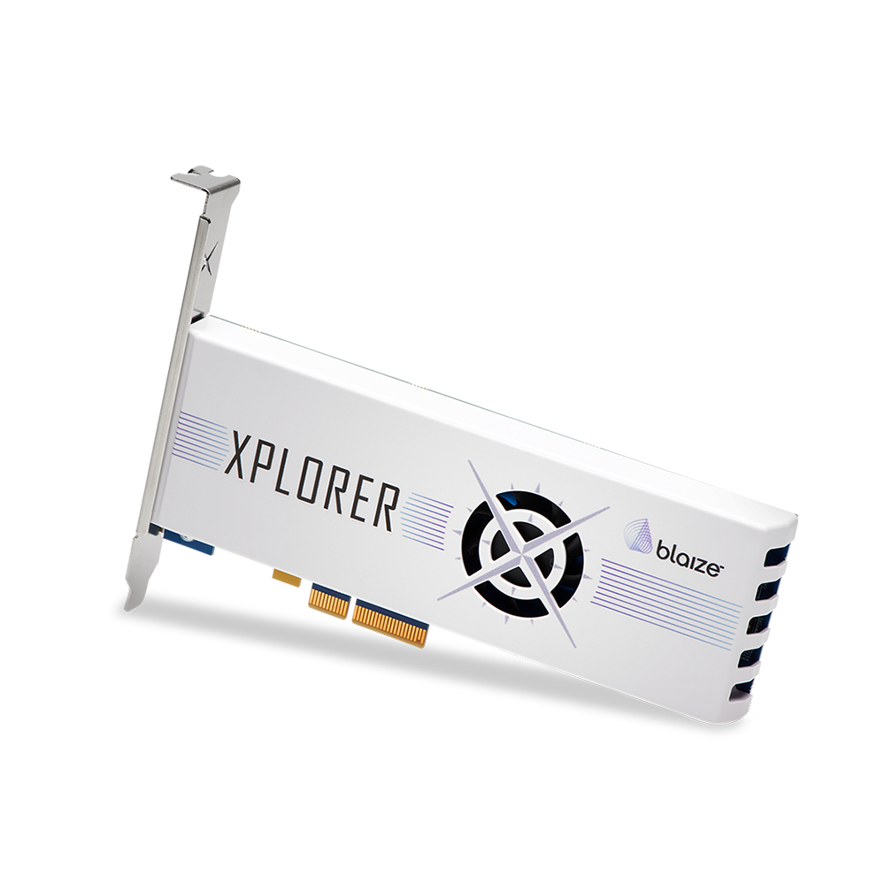 Blaize Xplorer X1600P PCIe Accelerator - Accelerate low-latency edge AI inference with higher system-level efficiency and lower power