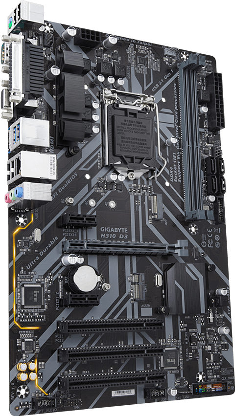 H310 D3 (Rev. 1.0) 메인보드(M/B) - GIGABYTE Korea