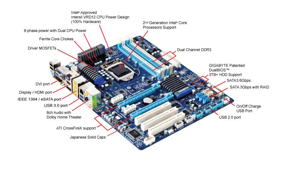 GA-H67A-UD3H-B3 (rev. 1.1) Gallery | Motherboard - GIGABYTE Global